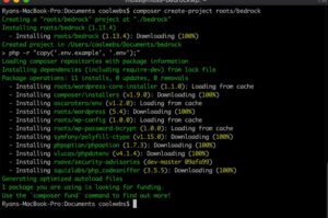 composer install bedrock
